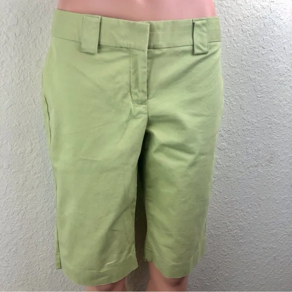 Express Design Studio Green Bermuda Shorts - Picture 16 of 16